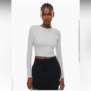 Aritzia TNA Wafflex Crew Long Sleeve - Size Medium (M)